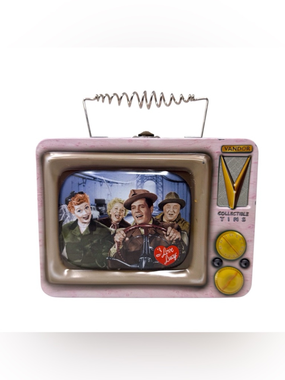 I Love Lucy TV Tin Lunch Box “California Here We Come” Episode Vandor Collection